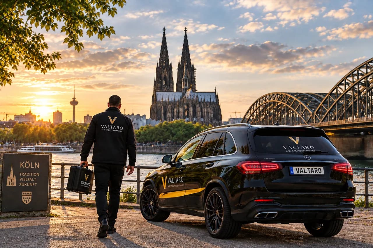 KFZ-Gutachter Köln: VALTARO vor Ort am Wahrzeichen