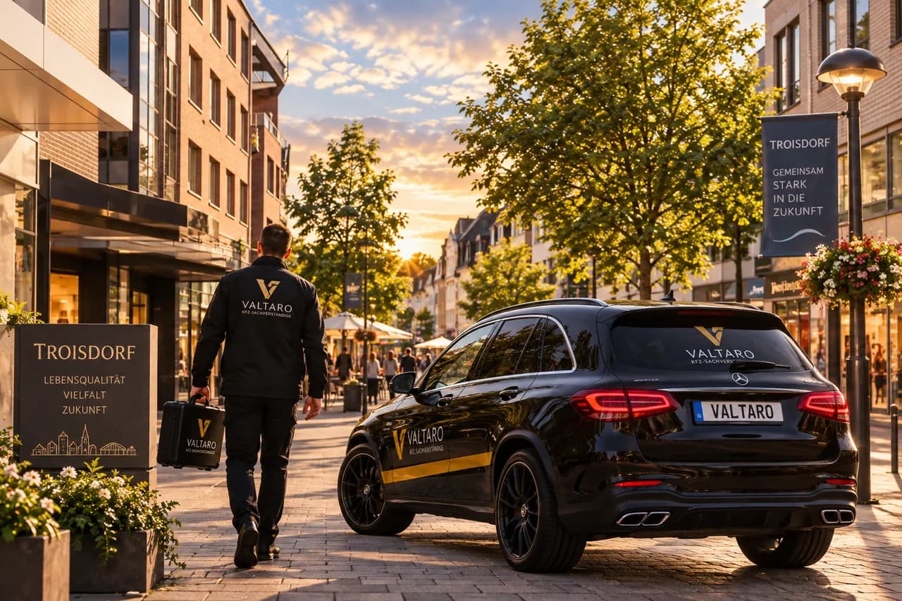 KFZ-Gutachter Troisdorf: VALTARO vor Ort am Wahrzeichen
